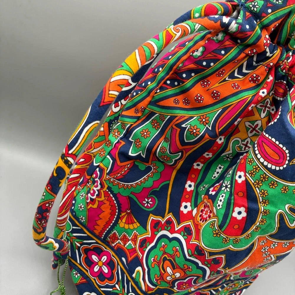 Vera Bradley Ditty Venetian Paisley Multicolor Water Resistant Travel Toiletry - Picture 3 of 9